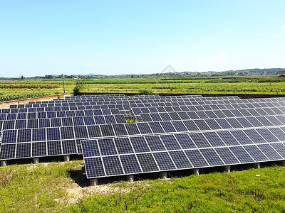 太阳能环保太阳能发电板背景