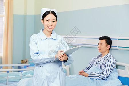 医院护士形象背景图片