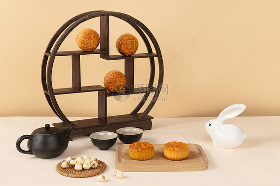 八月中秋节月饼图片