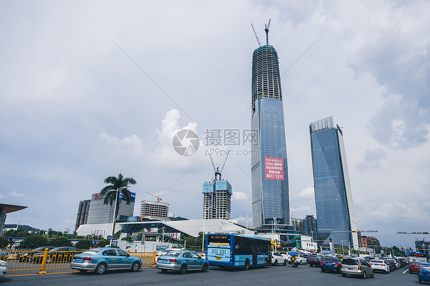 建设中的东莞民盈·国贸中心【媒体用图】图片