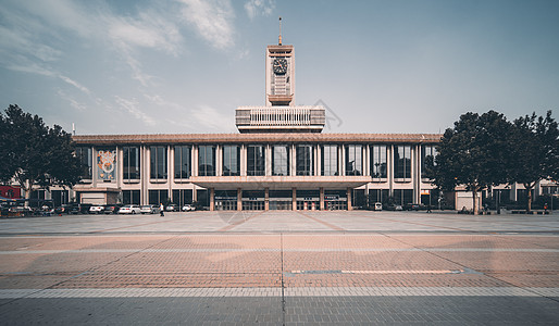 石家庄火车站石家庄老火车站背景