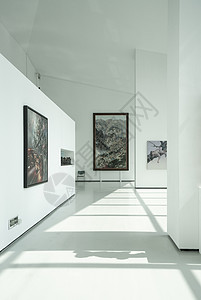 3D画展四川美术学院艺术馆背景