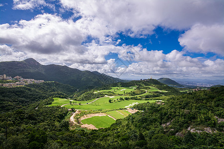 深圳东部华侨城景区自然风光背景