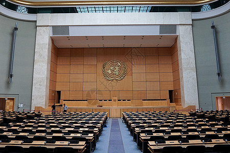 瑞士日内瓦联合国会议大厅高清图片