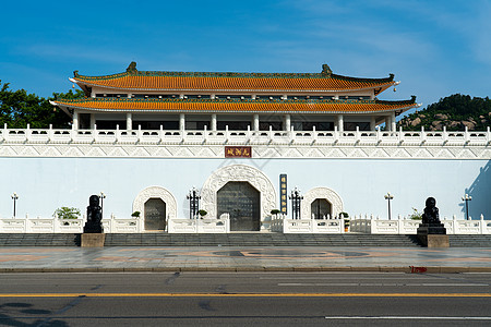 广东旅游广东地标珠海博物馆背景