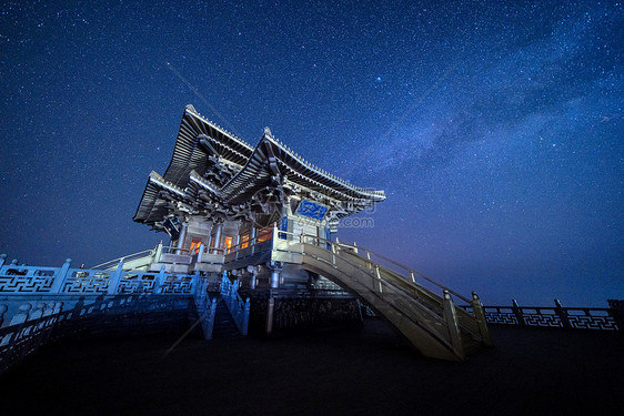 随州大洪山星空图片