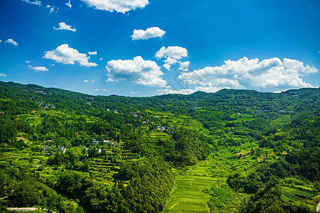 恩施大峡谷山川风光背景图片