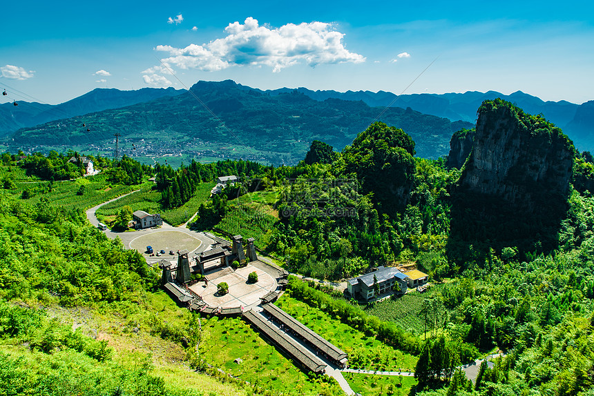 恩施大峡谷风景图片