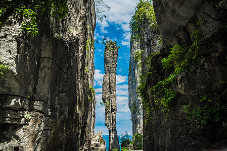 恩施风景大峡谷一炷香背景