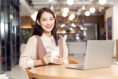 职场女性青年女性白领办公背景