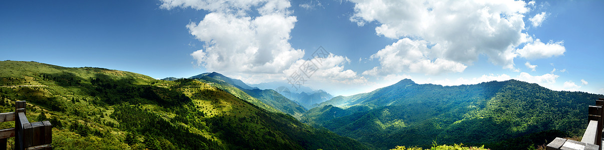 秦岭山脉神农架风光背景