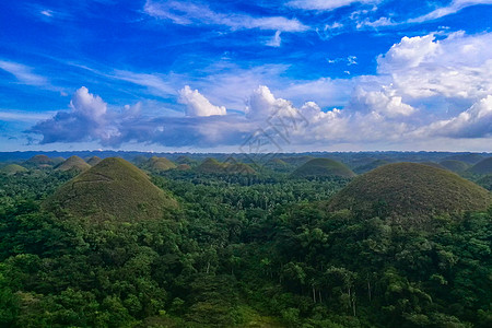 巧克力山菲律宾薄荷岛巧阿凡达拍摄地克力山背景