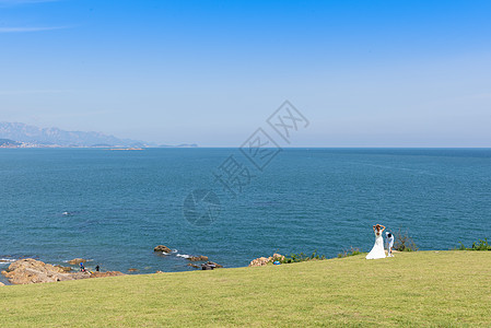 青岛网红景点小麦岛公园背景图片