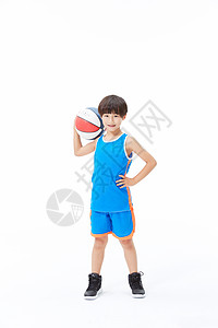 儿童篮球运动背景