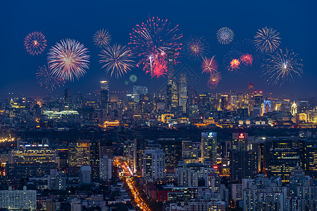 庆祝祖国北京国贸欢度国庆节背景