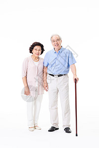 照顾老人老年夫妇形象背景
