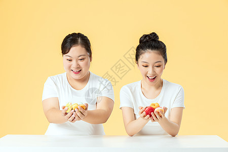 胖瘦姐妹健康饮食图片