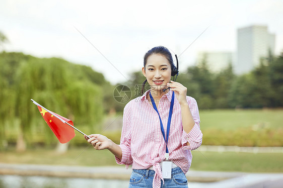 女导游形象图片