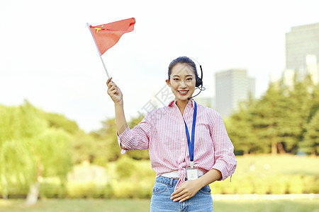 女导游形象图片