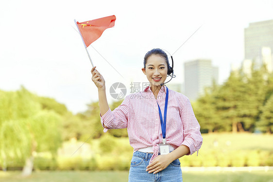 女导游形象图片