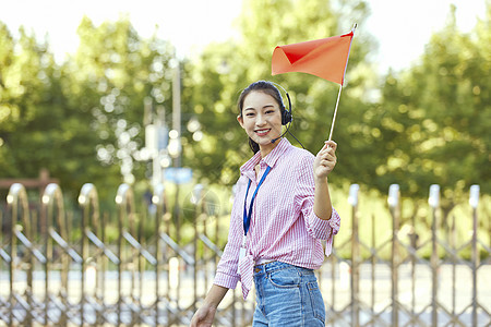 女导游形象图片