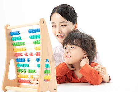儿童幼教玩珠算架背景图片