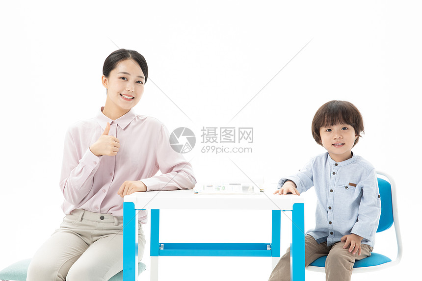 儿童幼教老师学生点赞图片