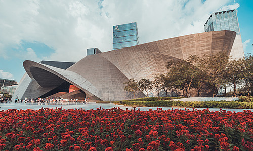 深圳福田深圳市当代艺术与城市规划馆背景