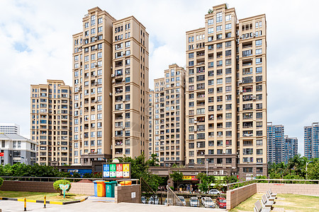 居住建筑小区楼盘背景