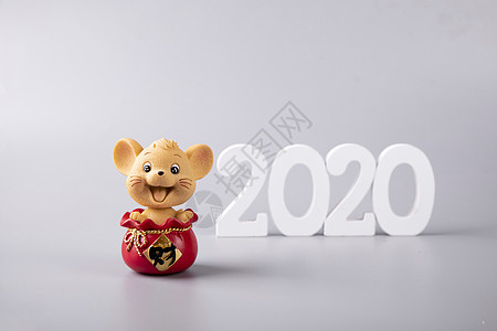 年味儿鼠年2020背景
