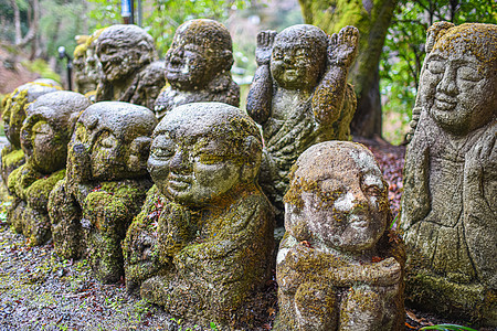 日本岚山念弘寺小和尚石刻图片