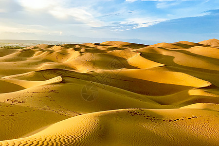 新疆大枣新疆库木塔格沙漠风光背景