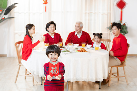 新年发红包压岁钱生活高清图片素材