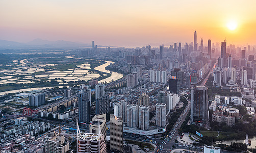 深圳城市风光背景