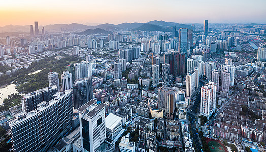 城市深圳深圳城市风光背景