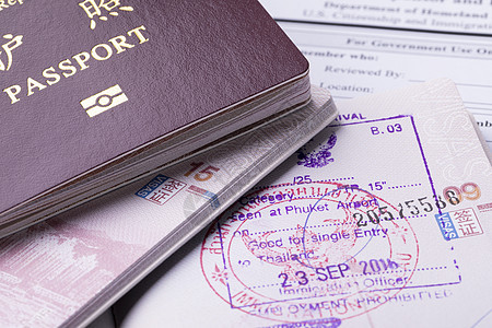 留学出国签证申请表背景图片