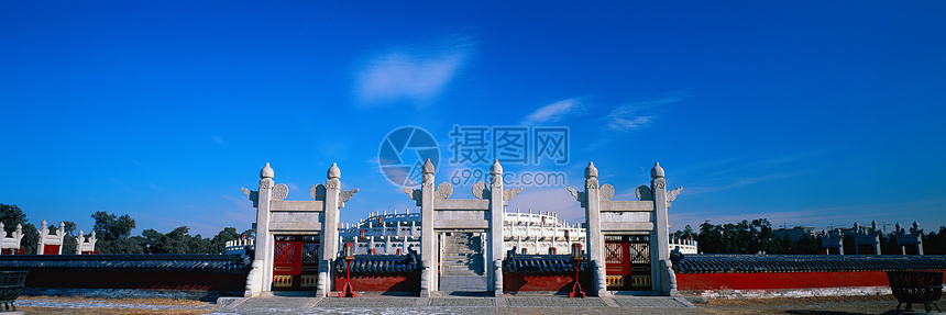 北京天坛全景接片图片