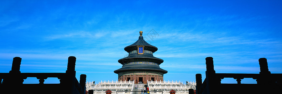 祭祀大典北京天坛全景接片背景