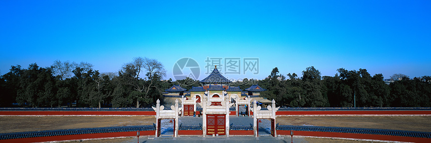 北京天坛全景接片图片