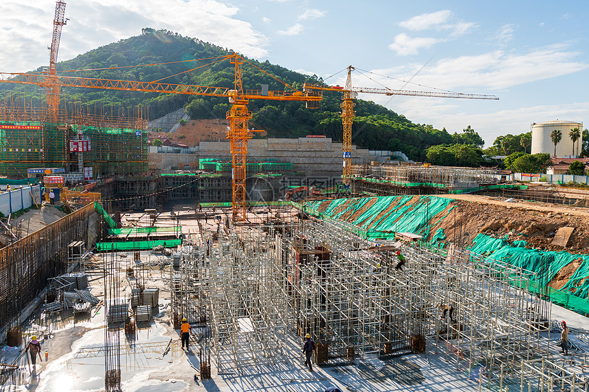 施工中建筑工地高清图片下载-正版图片501427143-摄