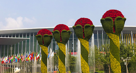 昆明国际会展中心举办场馆上海国家会展中心背景