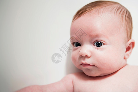 婴儿脸部特写图片