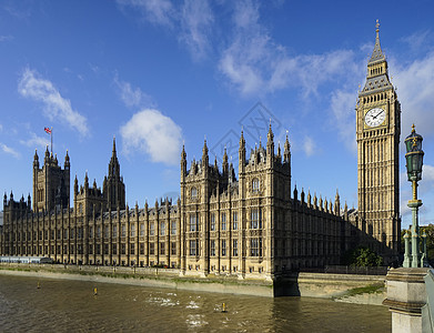 英国伦敦议会大厦背景图片