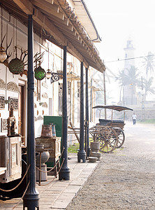 斯里兰卡加勒的一家古董店图片