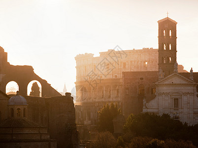 罗马竞技场背景图片