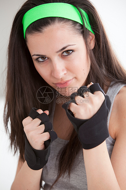 拳击运动的女性图片