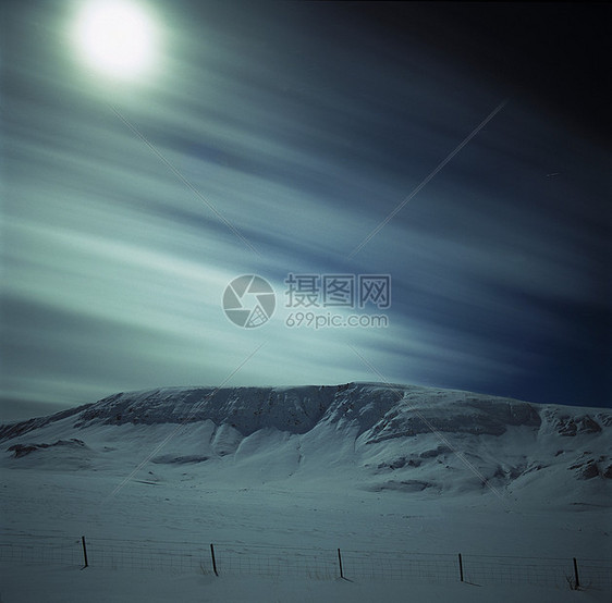 北极雪山图片