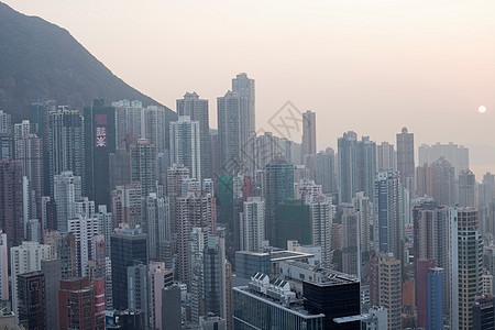 城市摩天大楼鸟瞰图图片