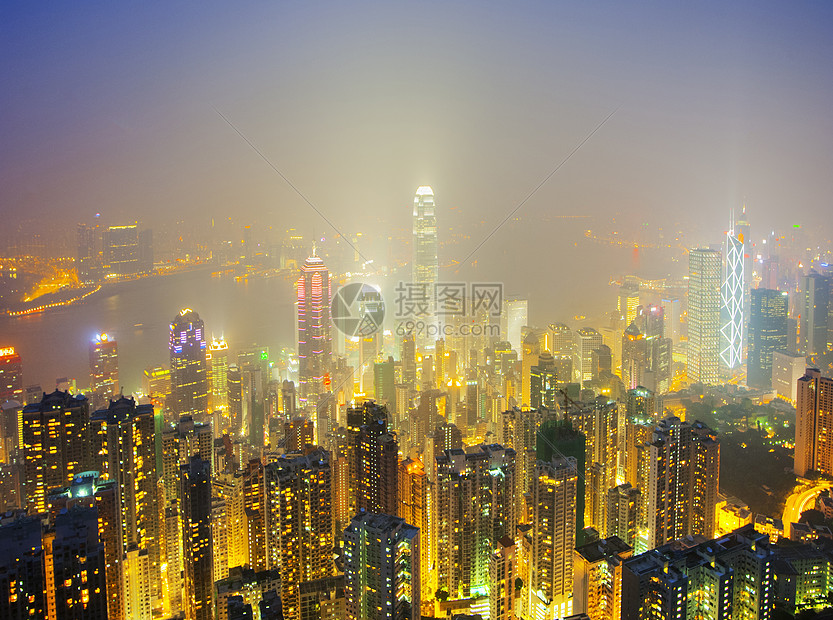中国香港的摩天楼图片