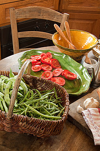 法国乡村厨房的蔬菜图片